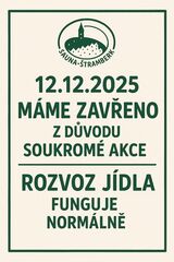 Zavřeno z důvodů konání soukromé akce